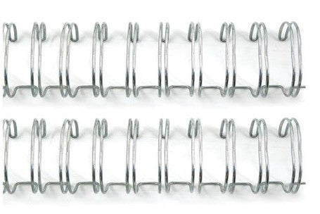 Cinch Bind Silver Wire 5/8&quot;/ Arillos Metálicos para Engargolar Plateados Arillos para Engargolar We R Memory Keepers