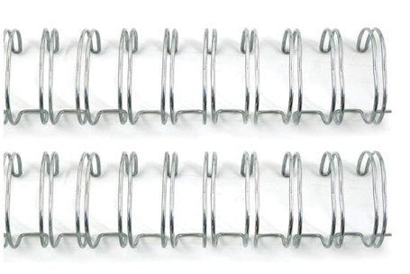 Cinch Bind Silver Wire 5/8"/ Arillos Metálicos para Engargolar Plateados