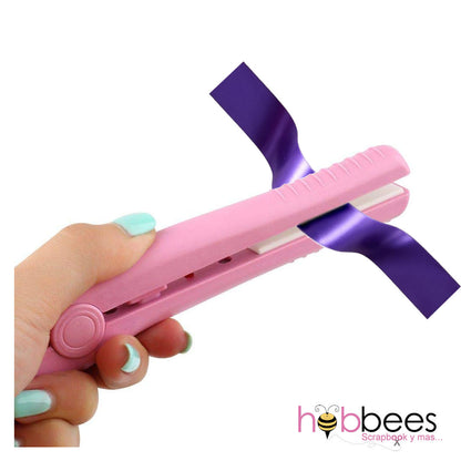 RIbbon Iron / Mini Plancha para Listones Rosa Herramientas Art-Kure