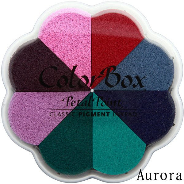 Petal Point Aurora Pigment Ink Pad / Cojines de Tinta para Sellos Tintas Colorbox