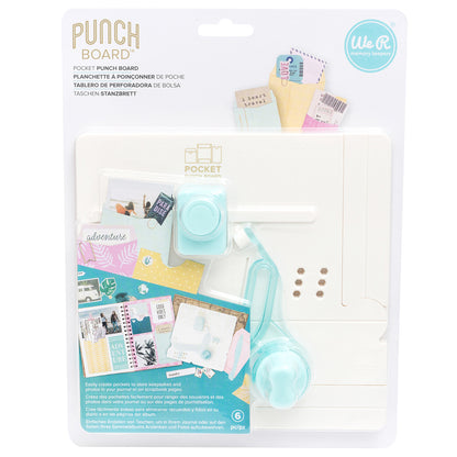 Pocket Punch Board / Perforadora Para Agendas Portátil Herramientas para Planners y Journals We R Memory Keepers