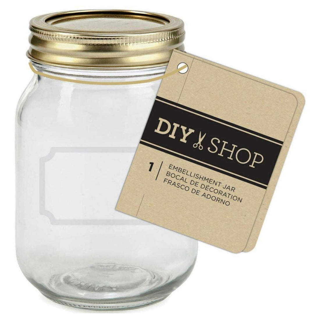 Mini Mason Jar / Frasco de Vidrio Almacenamiento y Organización American Crafts