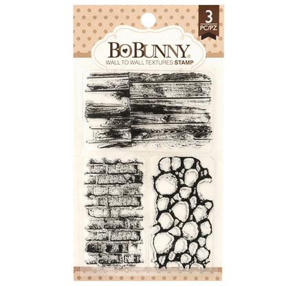 Wall to Wall Stamps / Sellos de Texturas Descontinuado BoBunny