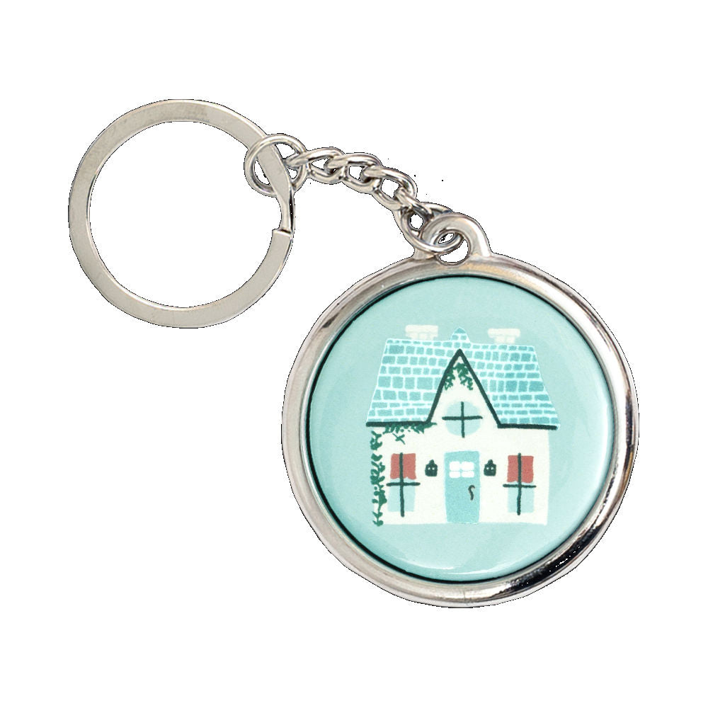 Button Press Keychain Kit / 2 Llaveros Personalizables Accesorios We R Memory Keepers