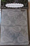 Embossing Paisley Background  / Folder de Grabado Bacterias y Flores