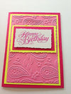 Embossing Paisley Background  / Folder de Grabado Bacterias y Flores