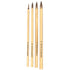 Bamboo Brown Hair Brush Set / 4 Pinceles de Cerda de Bambú Pinceles y Brochas Royal Langnickel