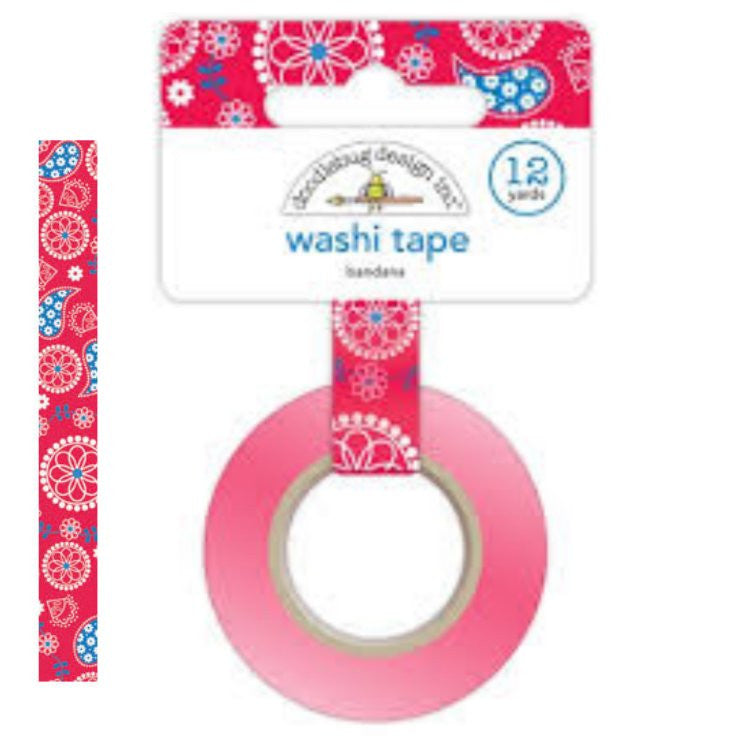 Washi Tape Bandana / Cinta Adhesiva Bandana Washi Tape Doodlebug