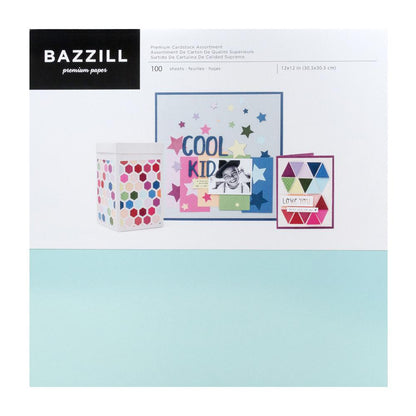Premium Cardstock 100 Pack / 100 Hojas de Cartulina Premium Descontinuado Bazzill