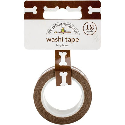 Bitty Bones Washi Tape / Cinta Adhesiva Huesitos Washi Tape Doodlebug