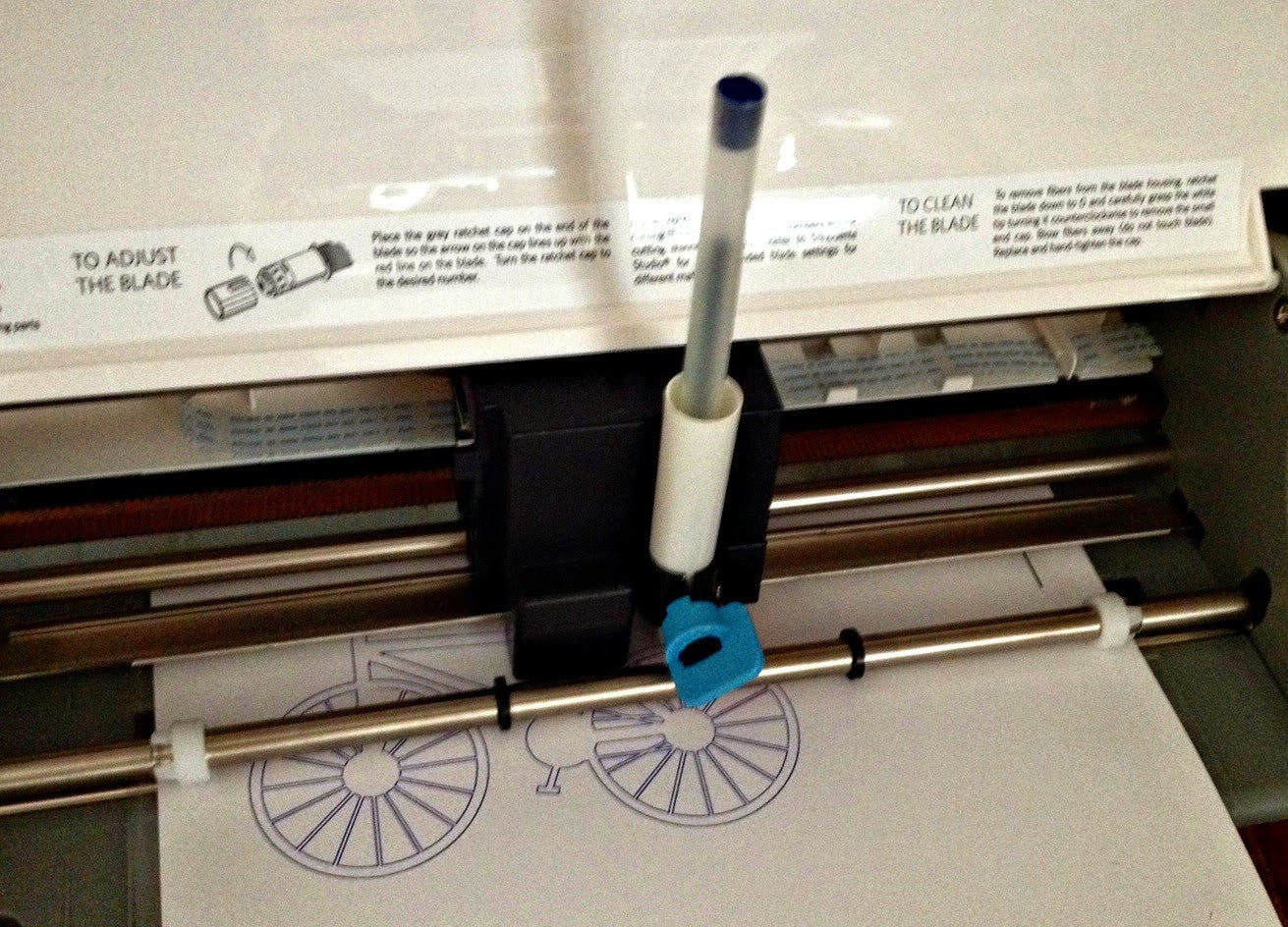 Pen Holder / Sujeta Boligrafo para Plotters Plotter Accesorios Silhouette