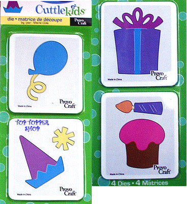 Suaje de Corte de Fiesta / Birthday Anniversaire Dados de Corte / Suajes / Troqueles Cuttlebug