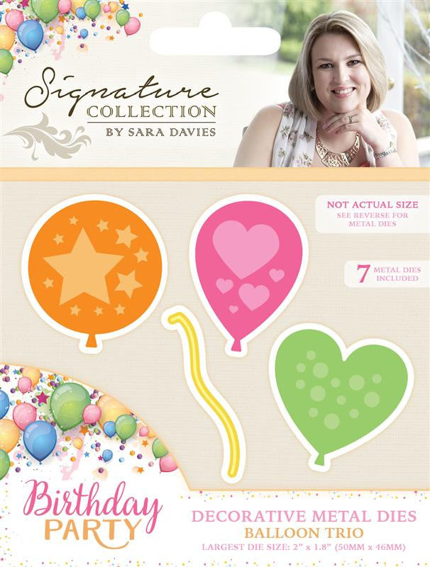 Balloon Trio Die / Suaje de Corte de Globos Descontinuado Crafter&