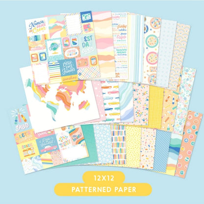 Buenos Dias Single-Sided Paper Pad 12 x 12&quot; / Block de Papel Estampado Papel American Crafts