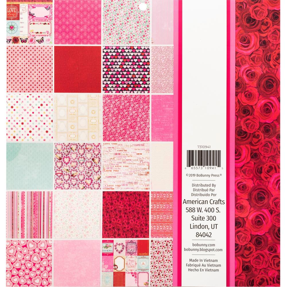 Count The Ways Paper Pad / Block de Papel Amor Descontinuado BoBunny