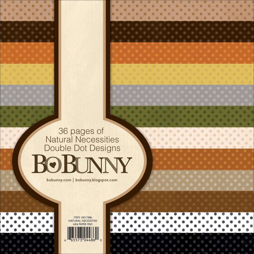 Double Dot Paper Pad Natural Necessities / Block de Papel de Puntitos Colores Neutros Descontinuado BoBunny