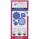 Shapeabilities Cut, Fold &amp; Tuck Dies Triumphant Blossom / Suaje de Corte de Flor 3D Dados de Corte / Suajes / Troqueles Spellbinders