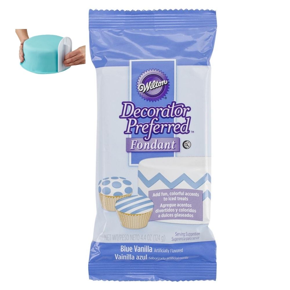 Blue Fondant 4.4 Oz / Fondant Azul 124 g Descontinuado Wilton