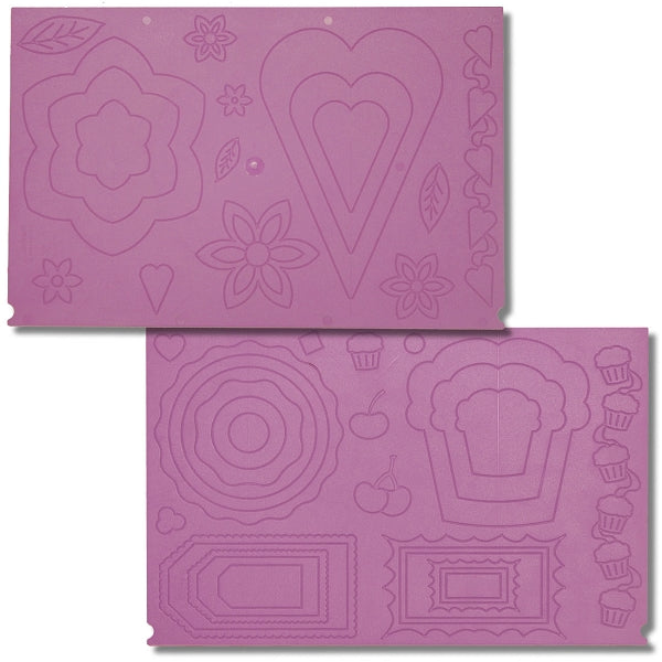 Celebration Embossing Boards Kit / Kit de Tablas para Hacer Manualidades Descontinuado Crafter&
