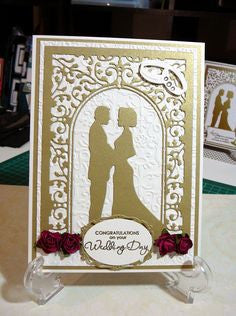 Suaje de Corte de Novios / Frame Die Wedding Vows Descontinuado Cheery Lynn Designs