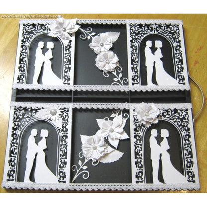 Suaje de Corte de Novios / Frame Die Wedding Vows Descontinuado Cheery Lynn Designs