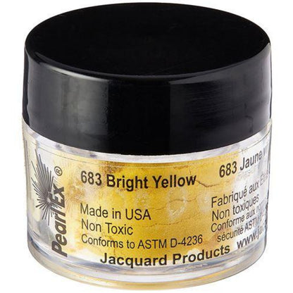 Pearl Ex Bright Yellow / Pigmento en Polvo Amarillo Brillante Descontinuado Jacquard