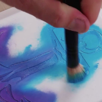 FolkArt Stencil Brush / Brocha Redonda para Esténcil 1in Pinceles y Brochas Plaid