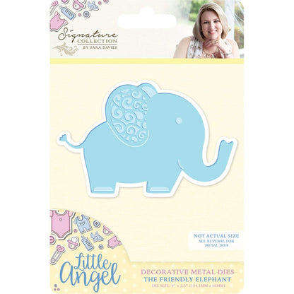 Friendly Elephant Die / Suaje Decorativo Elefante Descontinuado Crafter&