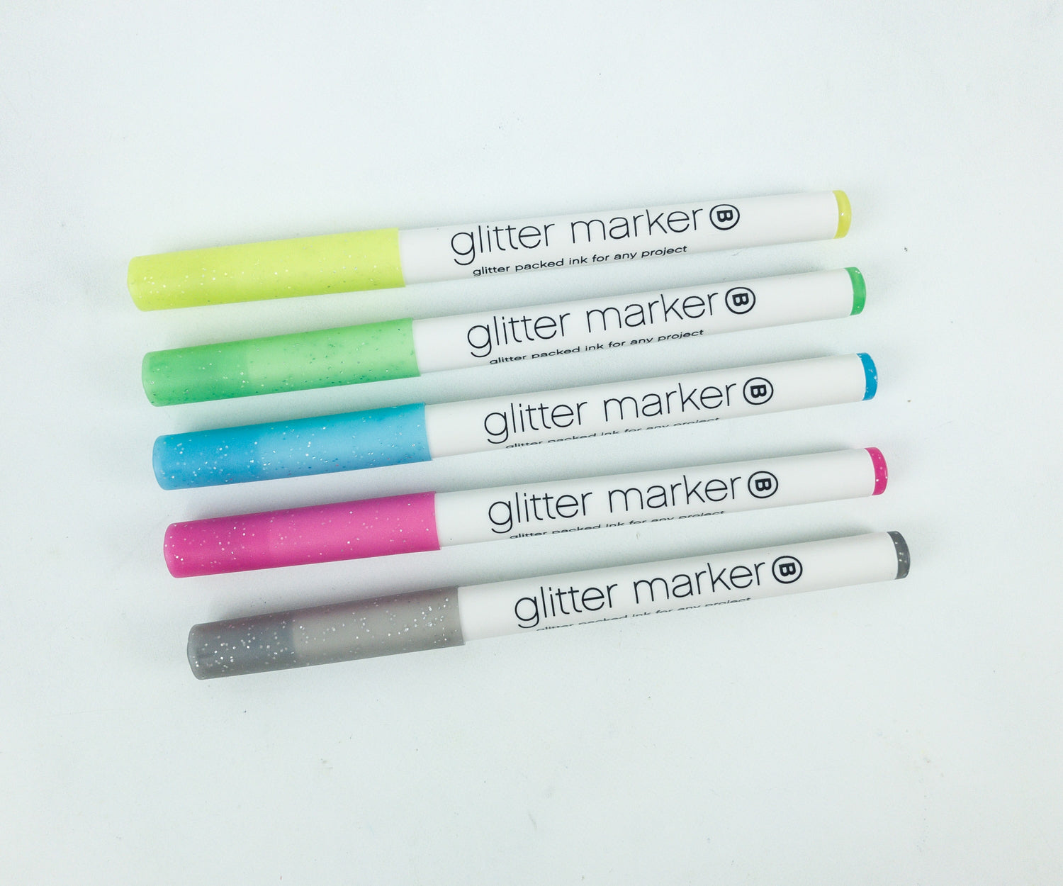 Glitter Markers Set / 5 Marcadores de Brillitos Marcadores &amp; Plumones Heidi Swapp