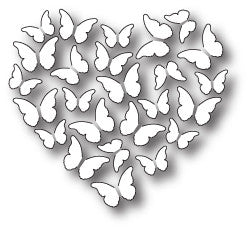 Memory Box Butterfly Heart / Suaje de Corazón dee Mariposas
