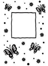 Embossing Folder Butterfly Frame / Folder de Grabado Marco con Mariposas
