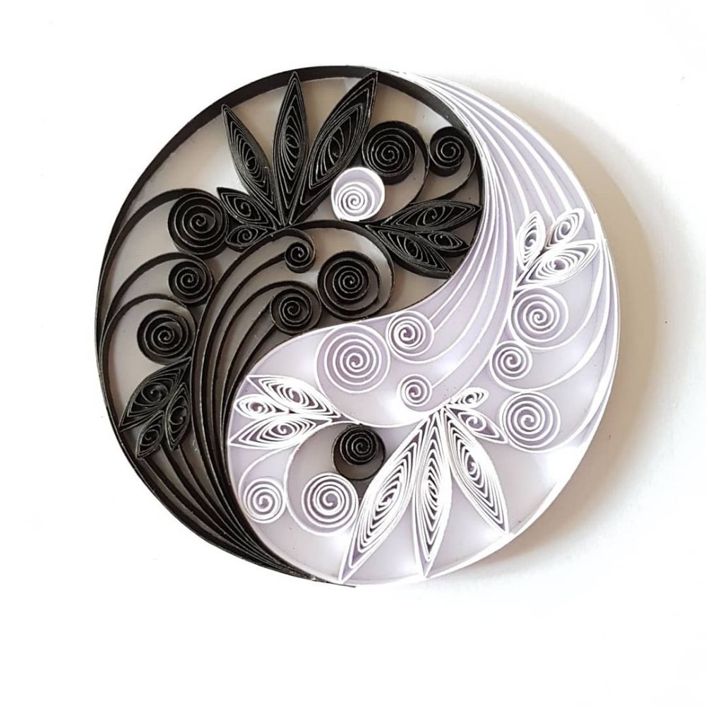 Quilling Strip Paper B&amp;W / Tiras de Papel para Filigrana Blanco Negro Filigrana Bazzill