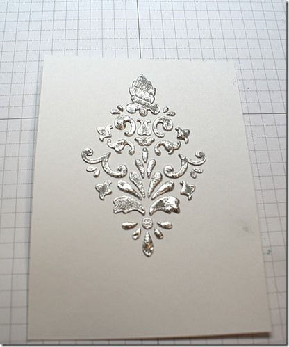 Embossing Powder Silver Moonlight / Polvo de Realce Plateado Polvos de Embossing Nuvo