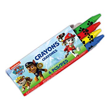 Paw Patrol Boxes of Crayons / 12 Pack Crayones de Patrulla Canina Descontinuado Amscan