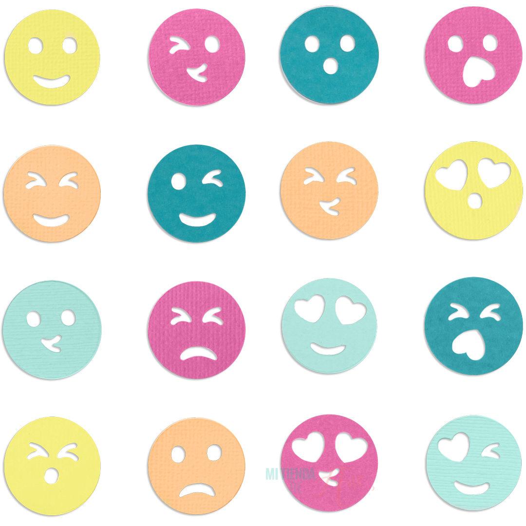 Emoji Paper Pad / Papel Para la Tabla Emoji Punch Board Papel We R Memory Keepers