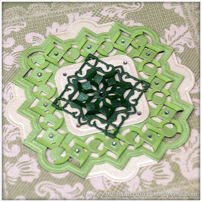 Shapeabilities Cut, Fold &amp; Tuck Dies Folded Lace  / Suaje de Cortar y Doblar Dados de Corte / Suajes / Troqueles Spellbinders