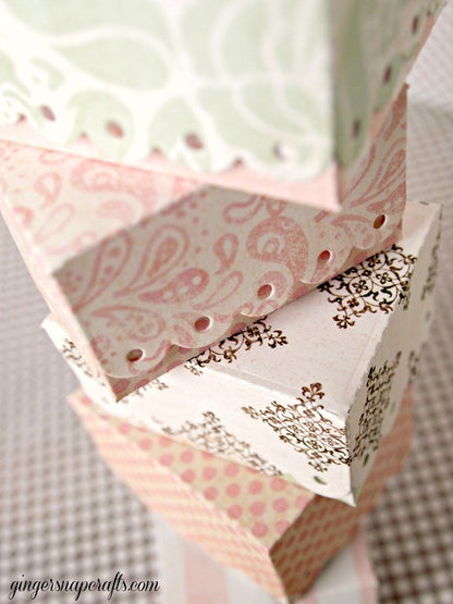 Suaje de Corte de Caja Cuadrada con Ondas / Eyelet Box Descontinuado LifeStyle Crafts