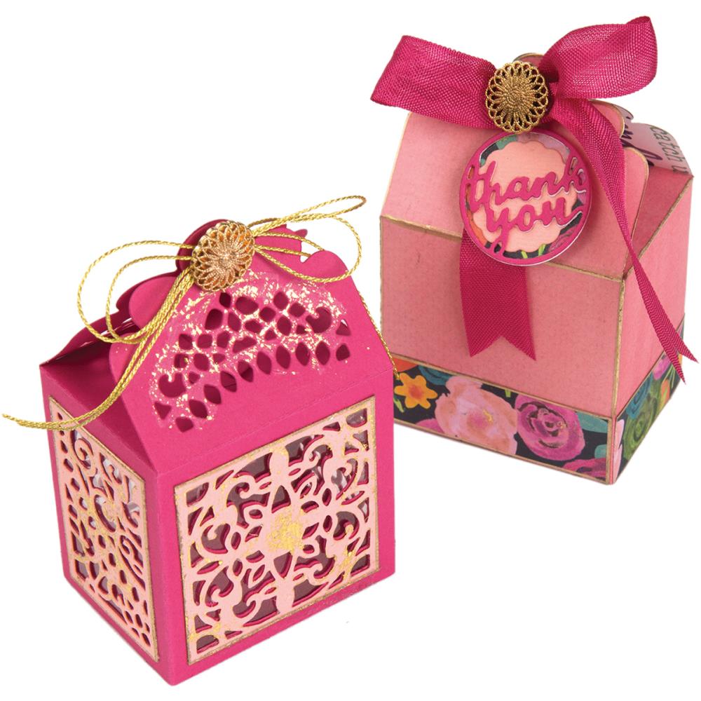 Thinlits Moroccan Lace Box Die / Suaje Caja Encaje Marroqui Descontinuado Sizzix