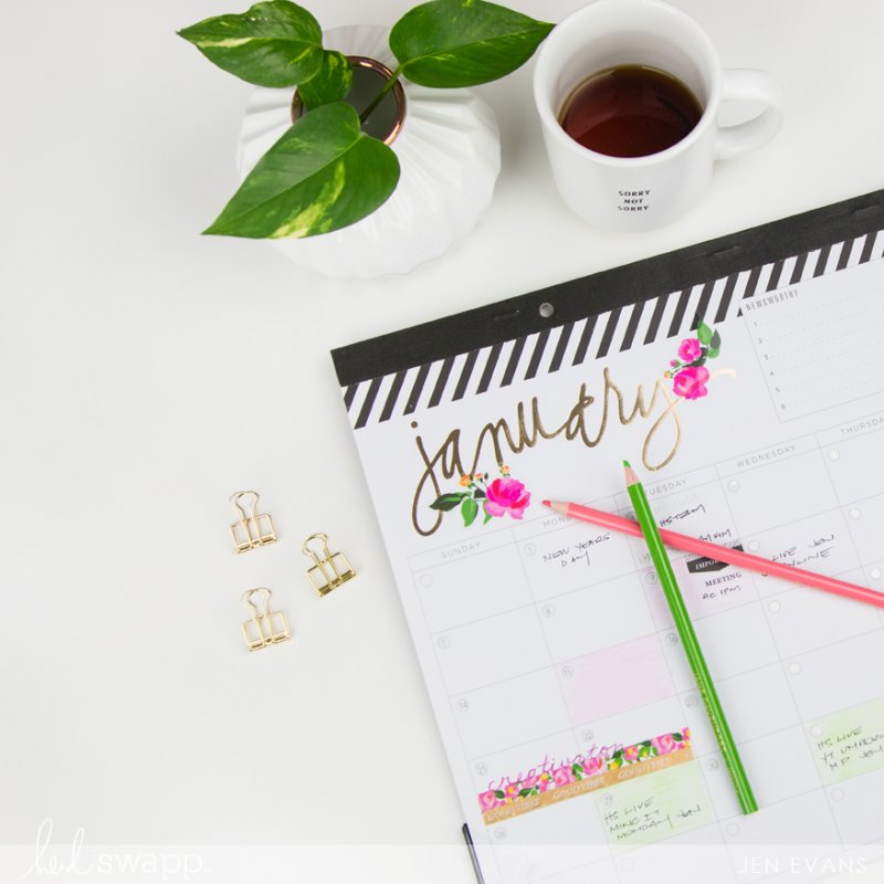 Heidi Swapp Planner Desktop Calendar / Calendario de Planeación Descontinuado Heidi Swapp