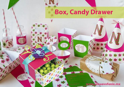 Suaje de Corte de Caja de Dulce / Box Candy Drawer Descontinuado Sizzix