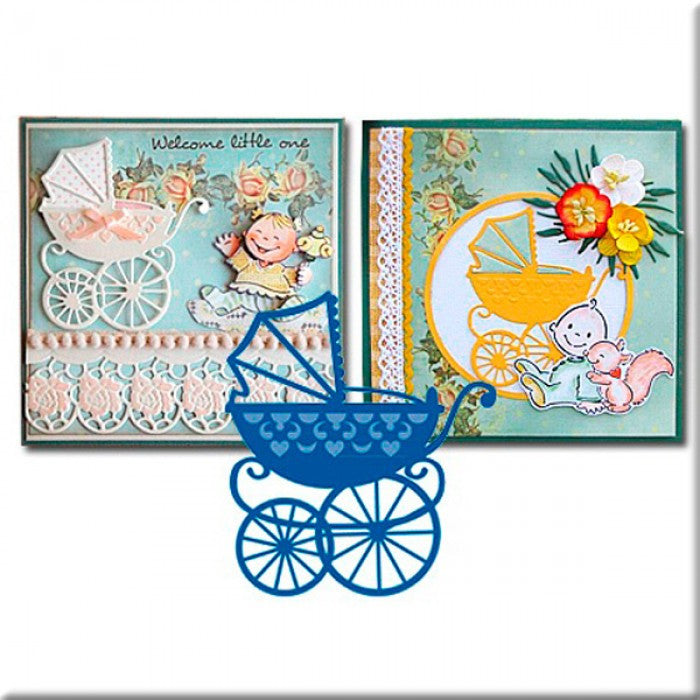 Suaje de corte de carreola / Creatables Baby Carriage die Descontinuado Marianne design