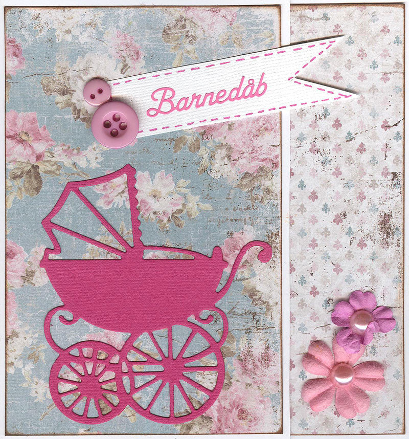 Suaje de corte de carreola / Creatables Baby Carriage die Descontinuado Marianne design