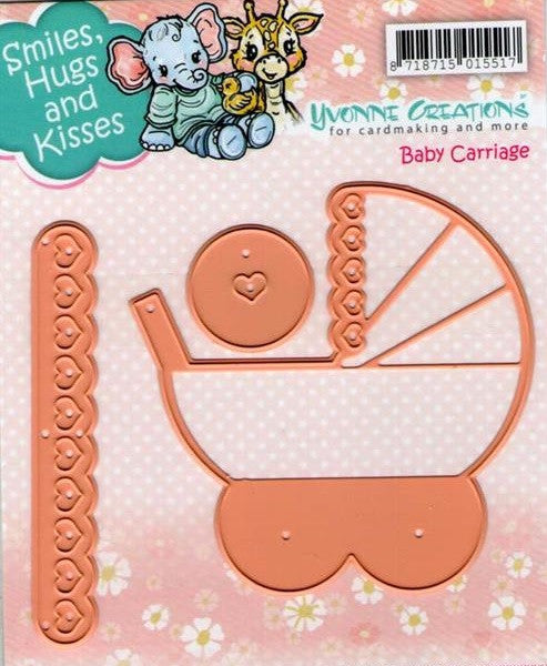 Suaje de Corte de Carriola  / Baby Carriage Descontinuado Yvonne Creations