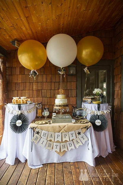 Oversized Balloon Gold / Globos Gigantes Dorados Descontinuado We R Memory Keepers