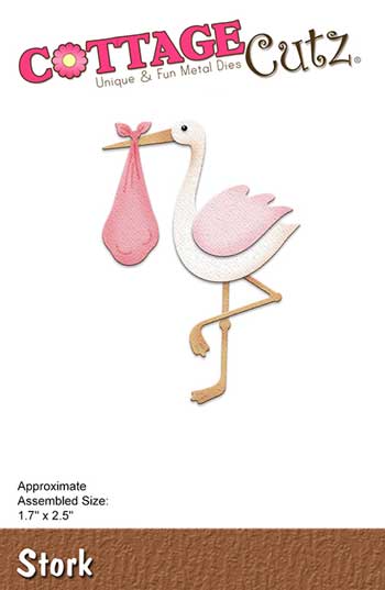 Stork Die / Suaje de Cigueña Descontinuado Cottage Cutz