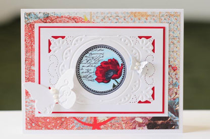 Embossing Plus Chic Circle Frame / Folder de Corte y Grabado Marco Circular Dados de Corte / Suajes / Troqueles Cuttlebug