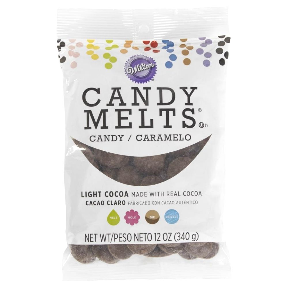Candy Melts Light Cocoa / Hojuelas de Chocolate de Leche Descontinuado Wilton