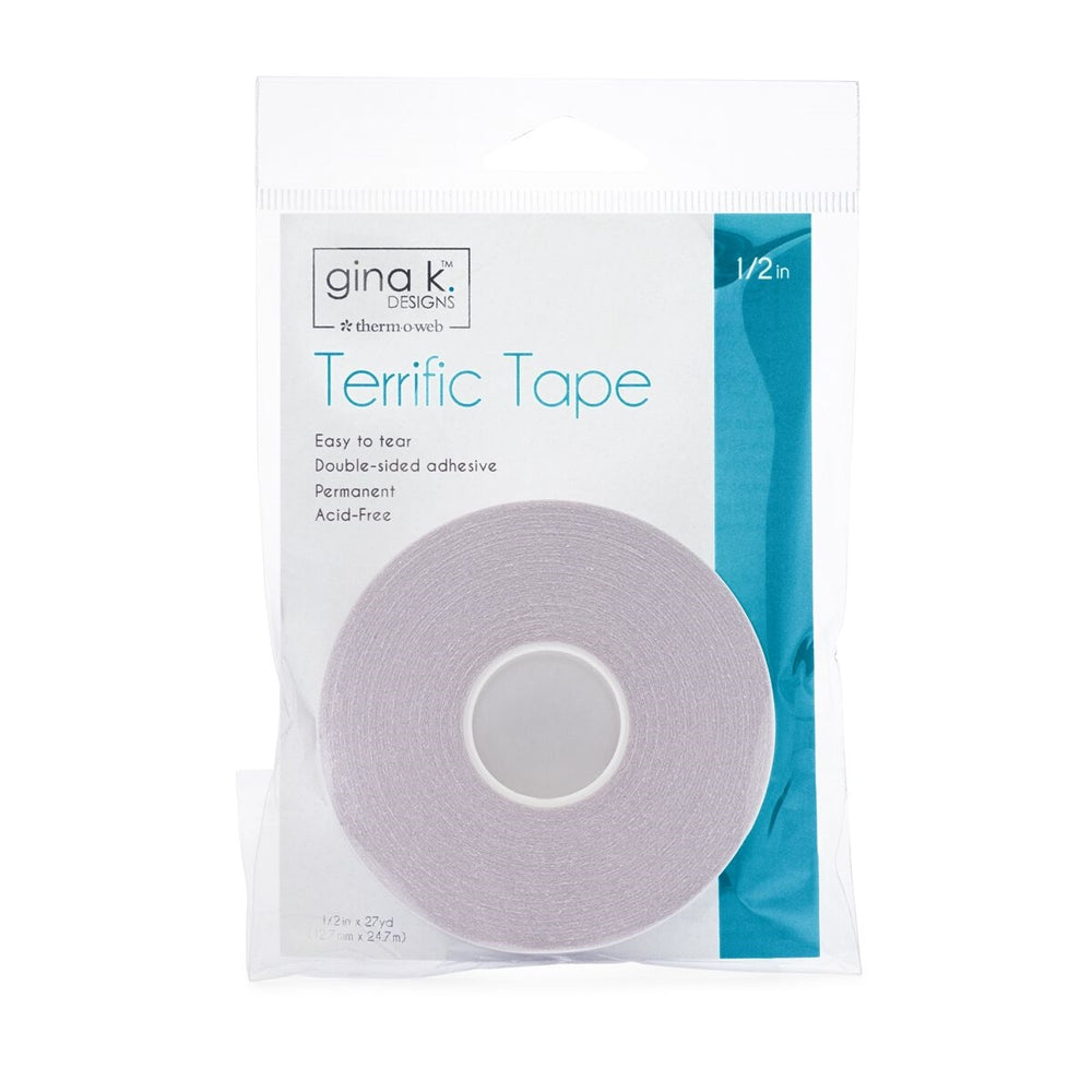 Gina K Terrific Tape Clear / Cinta Maravillosa Transparente Adhesivos / Pegamentos Gina K Designs