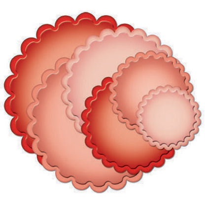 Suaje de Corte de Circulo Escalopado / Classic Scalloped Circles Descontinuado Spellbinders