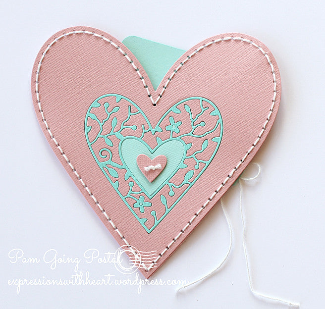 Suaje de Corte de Corazon de Flores / Clementine Heart Die Descontinuado Memory Box